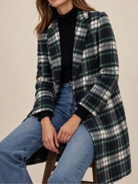 Rachel Zoe Plaid Coat
